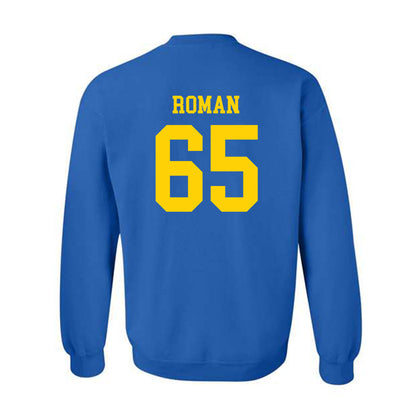 Delaware - NCAA Football : Wahkeem Roman - Fashion Shersey Crewneck Sweatshirt
