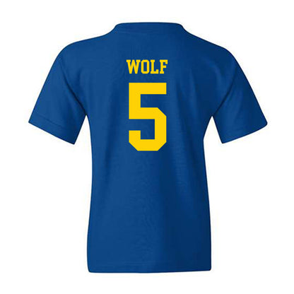 Delaware - NCAA Baseball : Jeremy Wolf - Fashion Shersey Youth T-Shirt-1