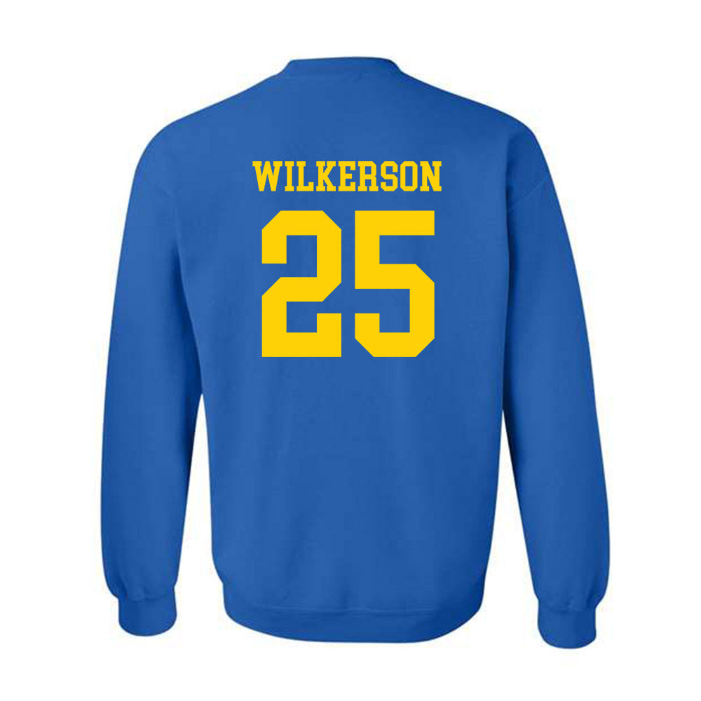 Delaware - NCAA Softball : Kylie Wilkerson - Fashion Shersey Crewneck Sweatshirt-1
