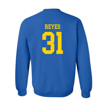 Delaware - NCAA Baseball : Matthew Reyes - Fashion Shersey Crewneck Sweatshirt-1
