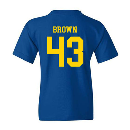 Delaware - NCAA Football : Luke Brown - Fashion Shersey Youth T-Shirt