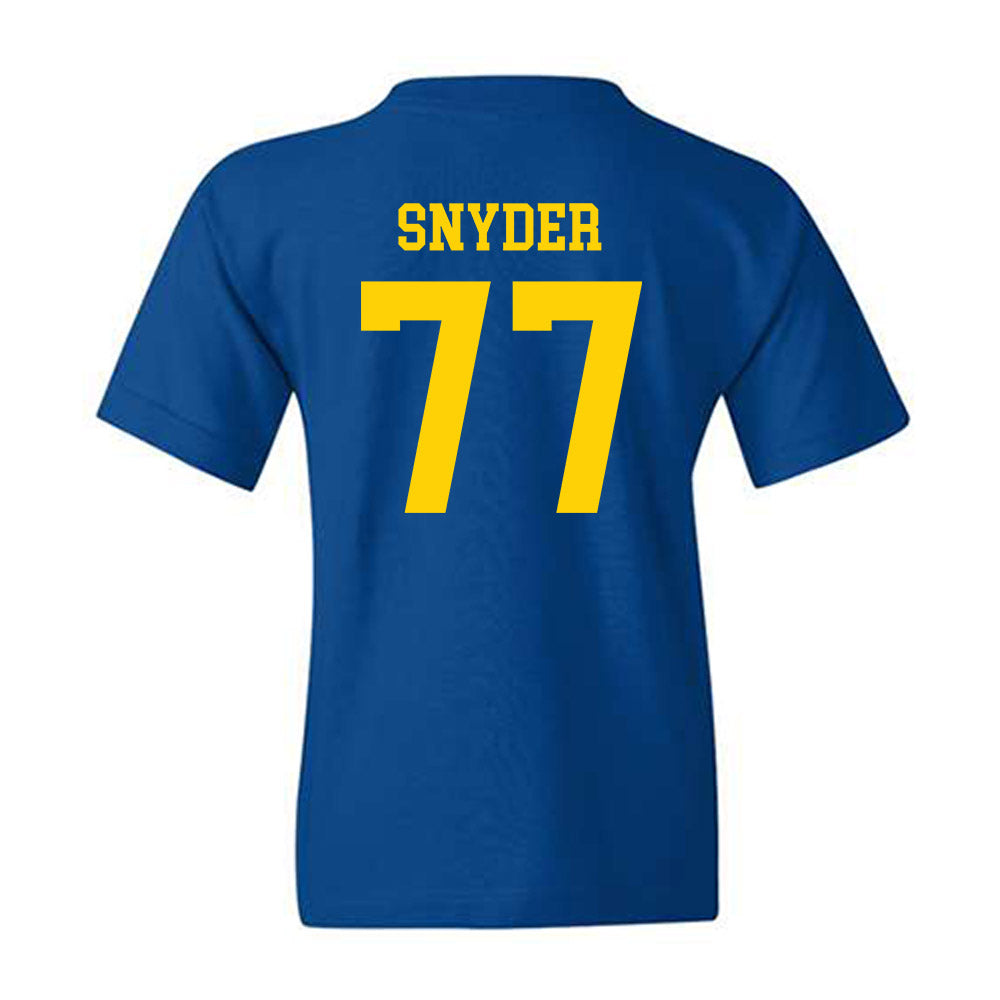 Delaware - NCAA Football : Cole Snyder - Fashion Shersey Youth T-Shirt-1