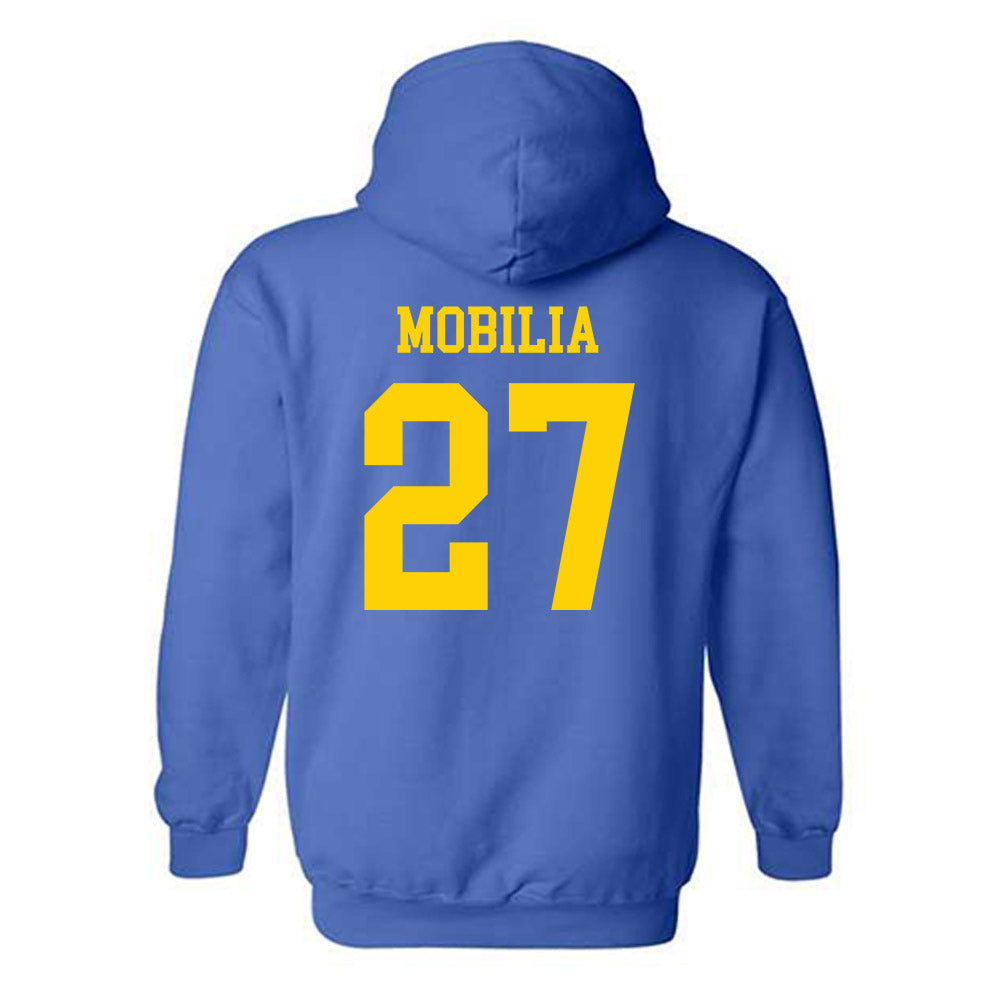 Delaware - NCAA Women's Lacrosse : Madeline Mobilia - Fashion Shersey Hooded Sweatshirt-1