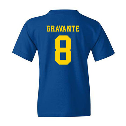 Delaware - NCAA Men's Lacrosse : TJ Gravante - Fashion Shersey Youth T-Shirt-1