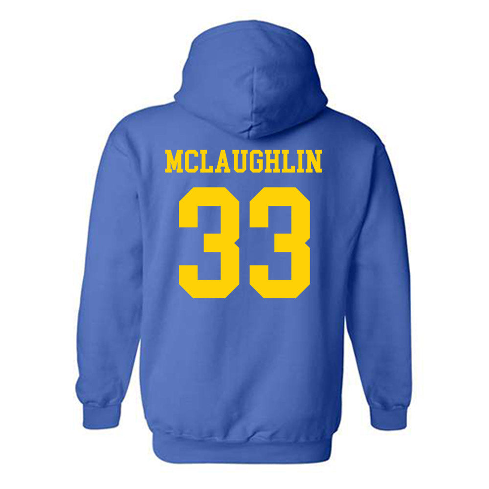 Delaware - NCAA Baseball : Ryan McLaughlin - Fashion Shersey Hooded Sweatshirt