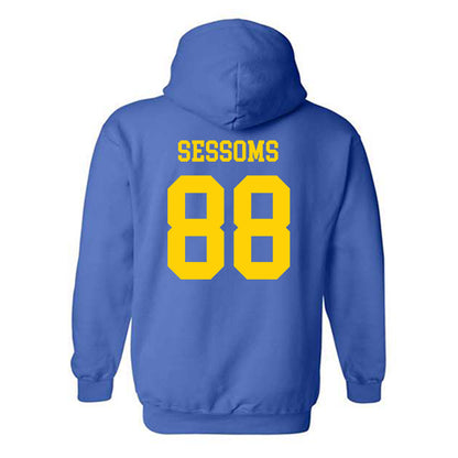 Delaware - NCAA Football : Elijah Sessoms - Fashion Shersey Hooded Sweatshirt