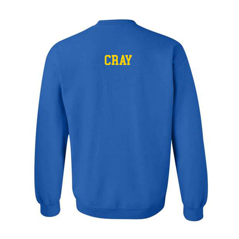 Delaware - NCAA Women's Track & Field : Amber Cray - Fashion Shersey Crewneck Sweatshirt