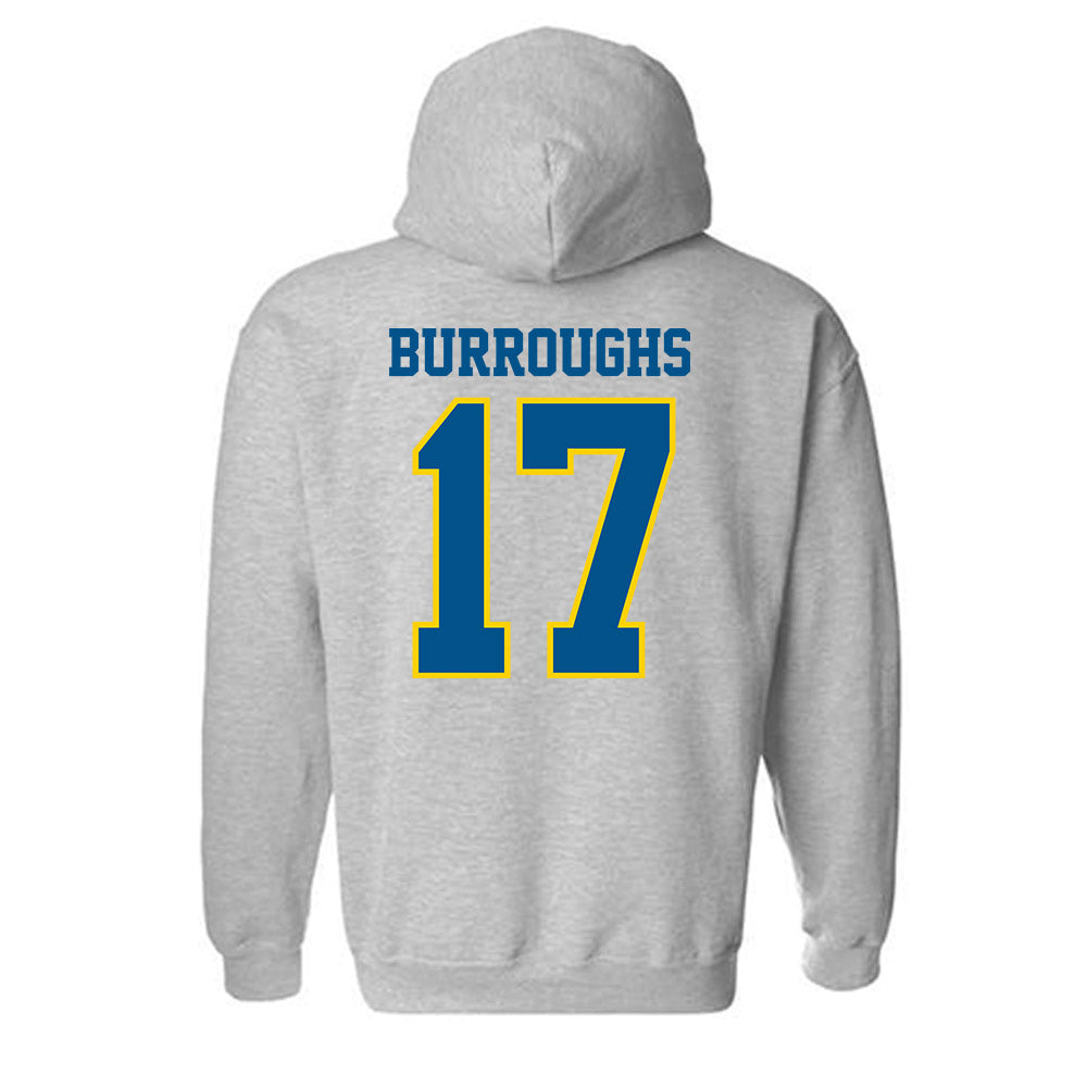 Delaware - NCAA Baseball : Noah Burroughs - Sports Shersey Hooded Sweatshirt-1