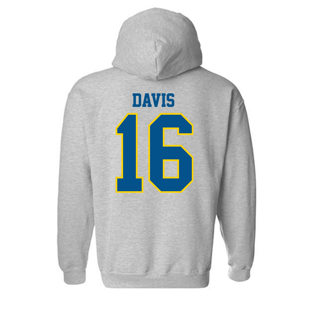 Delaware - NCAA Baseball : Vincent Davis - Sports Shersey Hooded Sweatshirt-1