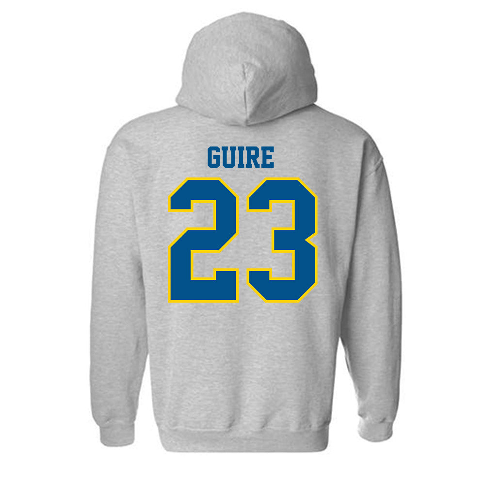 Delaware - NCAA Baseball : Luke Guire - Sports Shersey Hooded Sweatshirt-1