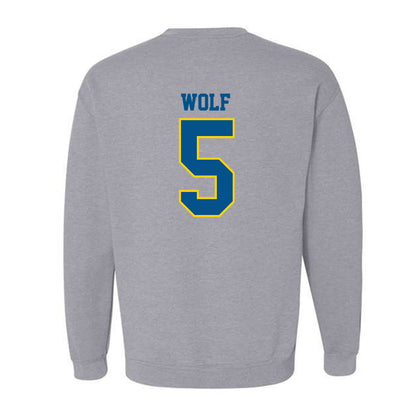 Delaware - NCAA Baseball : Jeremy Wolf - Sports Shersey Crewneck Sweatshirt-1