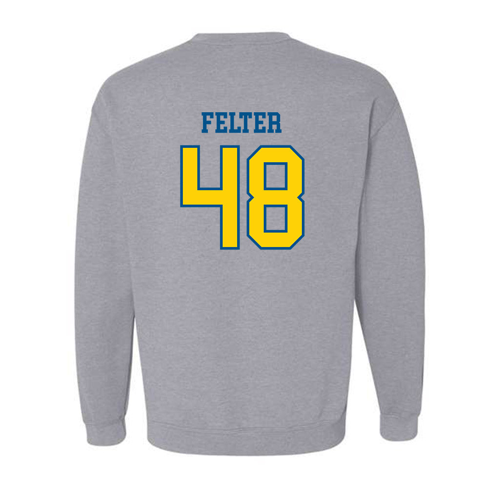 Delaware - NCAA Men's Lacrosse : Casey Felter - Sports Shersey Crewneck Sweatshirt-1