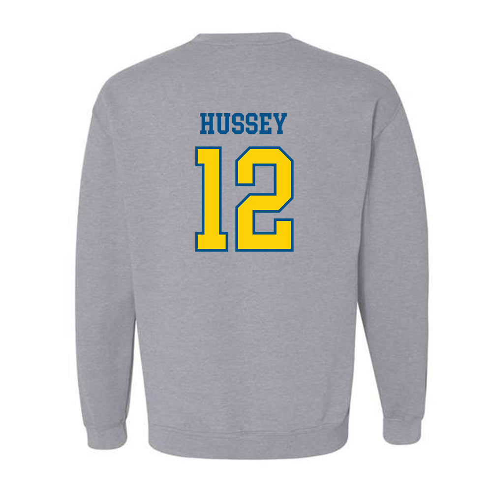 Delaware - NCAA Women's Lacrosse : Erin Hussey - Sports Shersey Crewneck Sweatshirt-1
