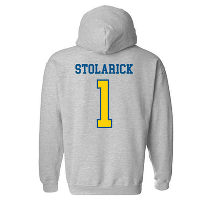 Delaware - NCAA Women's Lacrosse : Stella Stolarick - Sports Shersey Hooded Sweatshirt-1