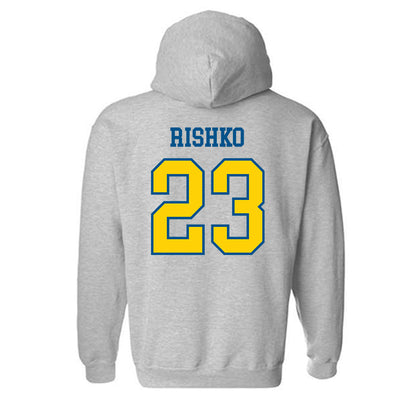 Delaware - NCAA Women's Lacrosse : Louise Rishko - Sports Shersey Hooded Sweatshirt-1
