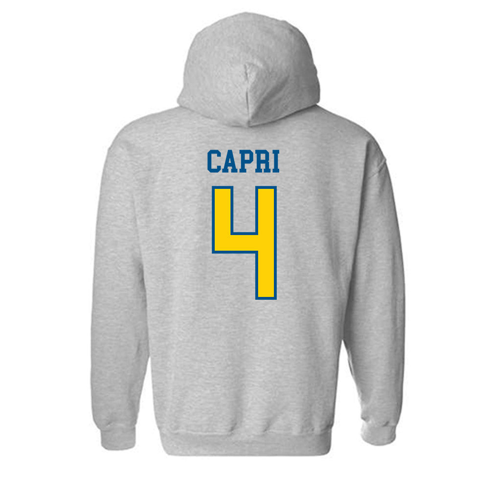 Delaware - NCAA Men's Lacrosse : Cory Capri - Sports Shersey Hooded Sweatshirt-1