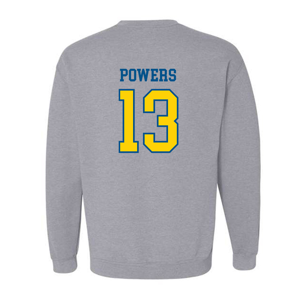 Delaware - NCAA Men's Lacrosse : Brendan Powers - Sports Shersey Crewneck Sweatshirt-1