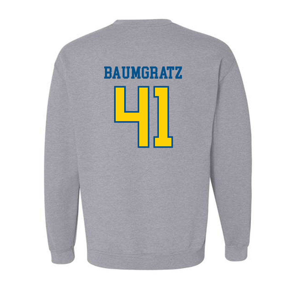 Delaware - NCAA Women's Lacrosse : Molly Baumgratz - Sports Shersey Crewneck Sweatshirt-1