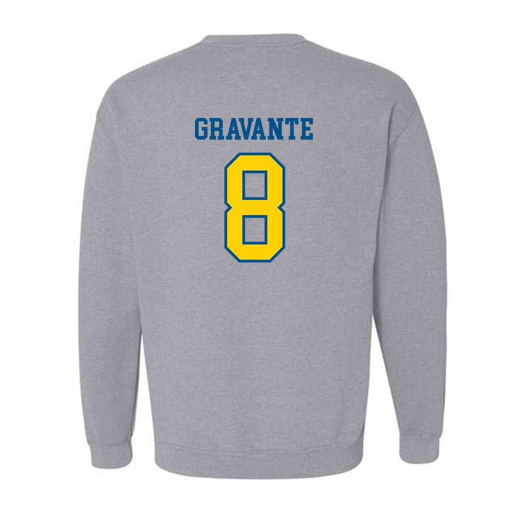 Delaware - NCAA Men's Lacrosse : TJ Gravante - Sports Shersey Crewneck Sweatshirt-1