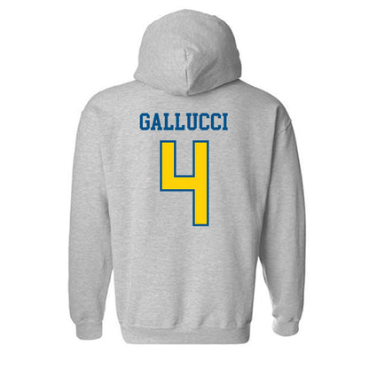 Delaware - NCAA Softball : Sorella Gallucci - Sports Shersey Hooded Sweatshirt-1