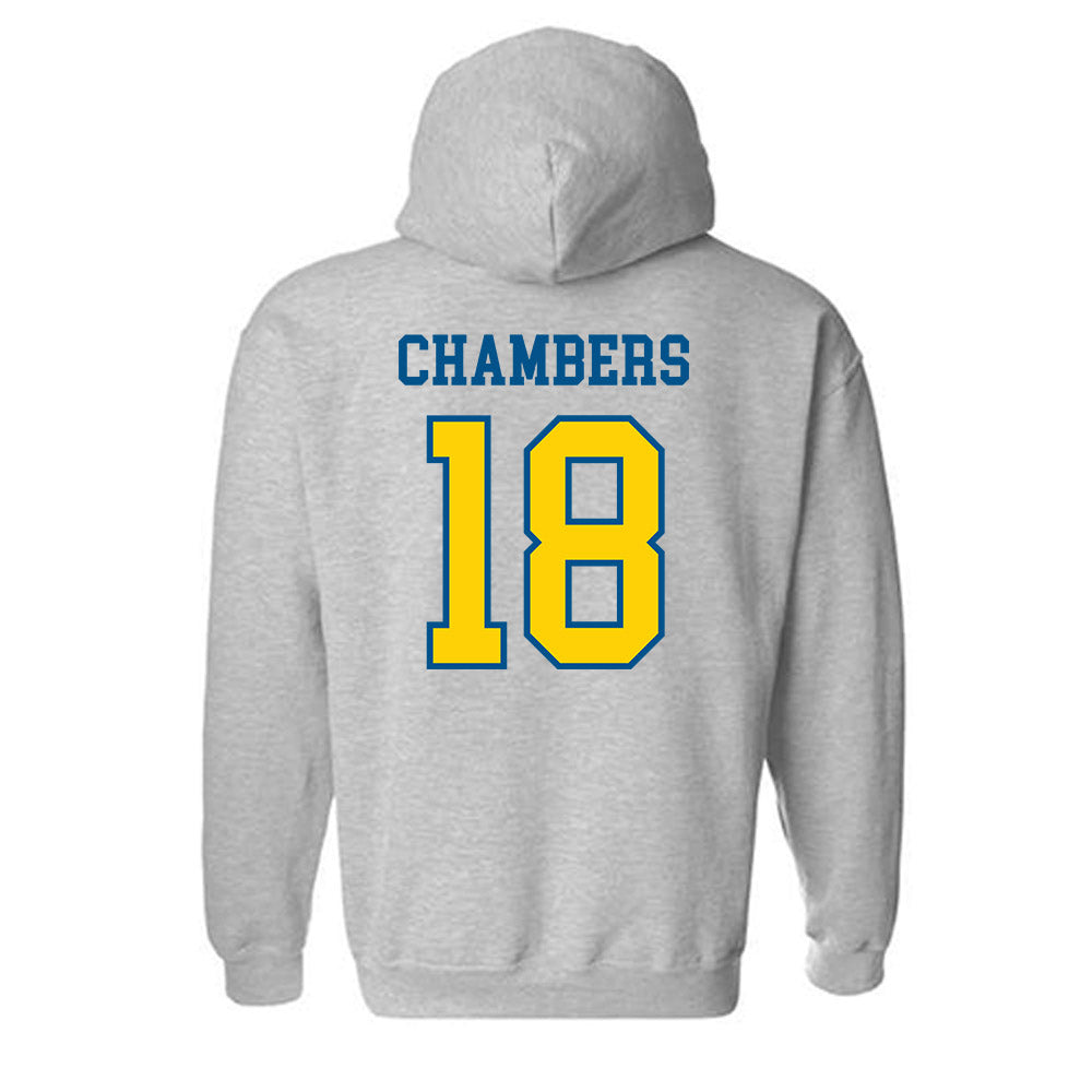 Delaware - NCAA Softball : Morgan Chambers - Sports Shersey Hooded Sweatshirt-1