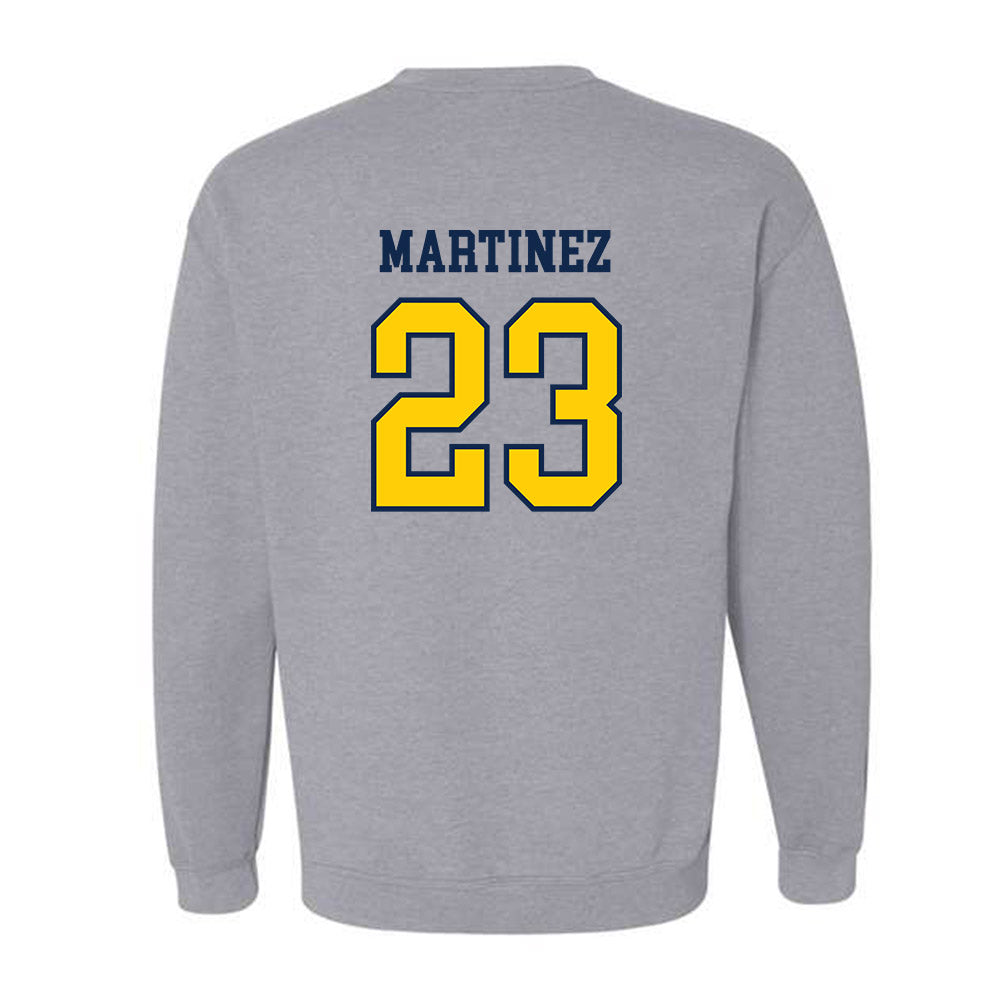 UCSD - NCAA Baseball : Trevian Martinez - Sports Shersey Crewneck Sweatshirt-1