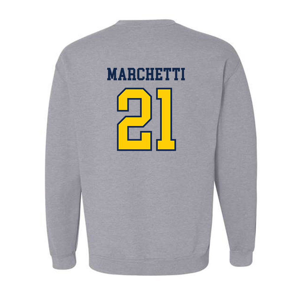 UCSD - NCAA Baseball : Landon Marchetti - Sports Shersey Crewneck Sweatshirt-1