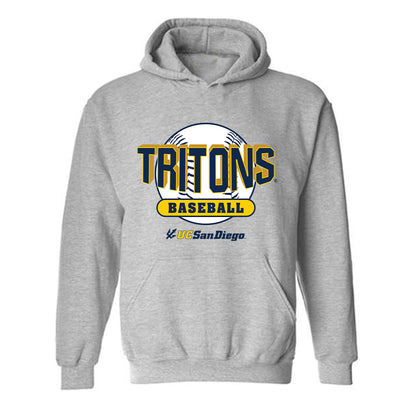 UCSD - NCAA Baseball : Gabe Camacho - Sports Shersey Hooded Sweatshirt-0