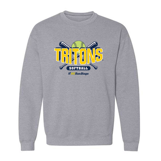UCSD - NCAA Softball : Haley Garcia - Sports Shersey Crewneck Sweatshirt-0