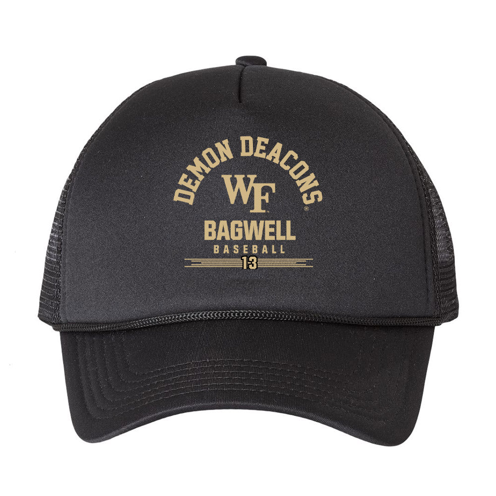 Wake Forest - NCAA Baseball : Cameron Bagwell - Trucker Hat-0