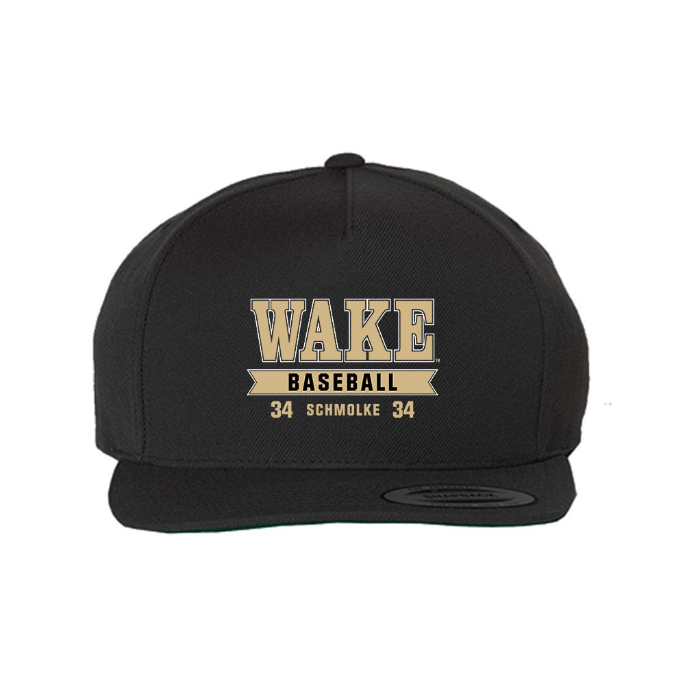 Wake Forest - NCAA Baseball : Luke Schmolke -  Snapback Hat