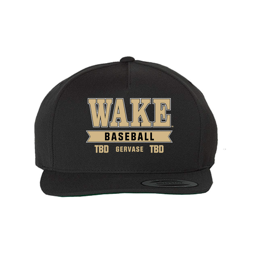 Wake Forest - NCAA Baseball : William Gervase -  Snapback Hat