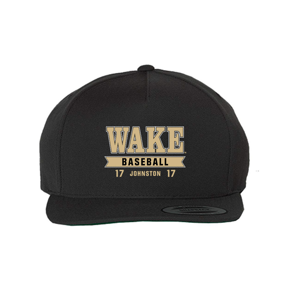 Wake Forest - NCAA Baseball : Zach Johnston -  Snapback Hat