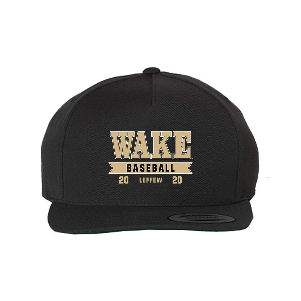 Wake Forest - NCAA Baseball : Haiden Leffew -  Snapback Hat