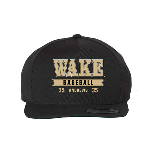 Wake Forest - NCAA Baseball : Will Andrews -  Snapback Hat