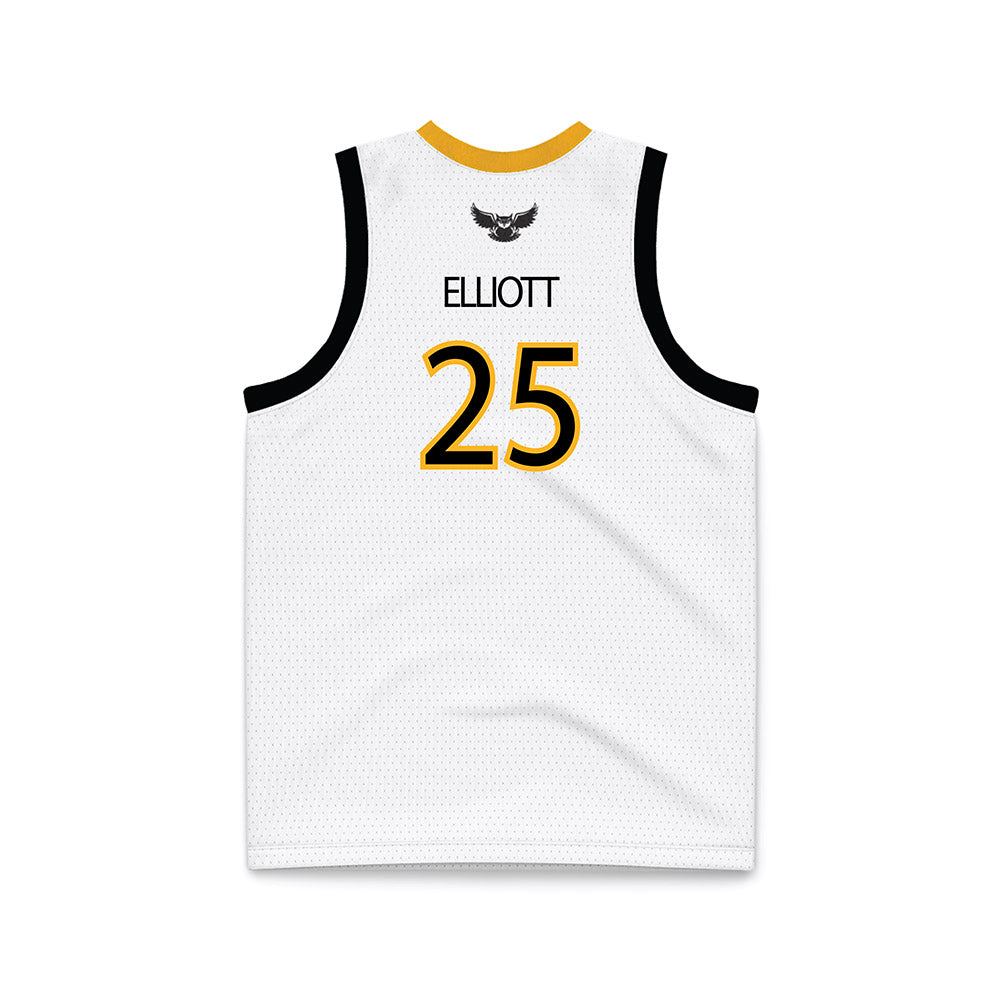 Kennesaw - NCAA Women's Basketball : Madyson Elliott - White Basketball Jersey-1