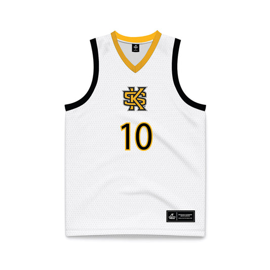 Kennesaw - NCAA Women's Basketball : Gabriela Bendeck Giron - White Basketball Jersey-0