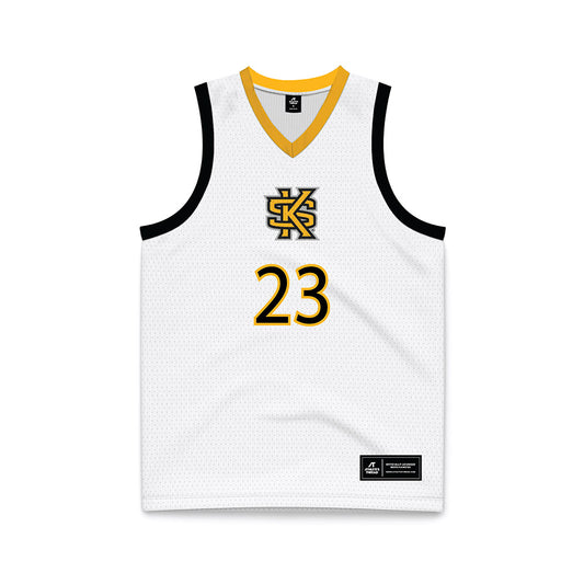 Kennesaw - NCAA Women's Basketball : TaTianna Stovall - White Basketball Jersey-0