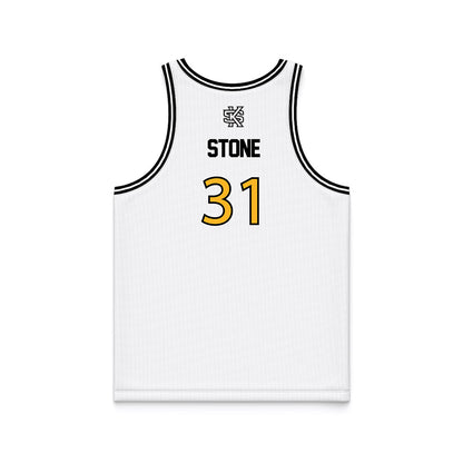  - NCAA Men's Basketball : Charles Stone - White Basketball Jersey-1