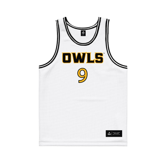 Kennesaw - NCAA Men's Basketball : Eric Holland - White Basketball Jersey-0