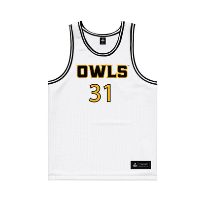  - NCAA Men's Basketball : Charles Stone - White Basketball Jersey-0
