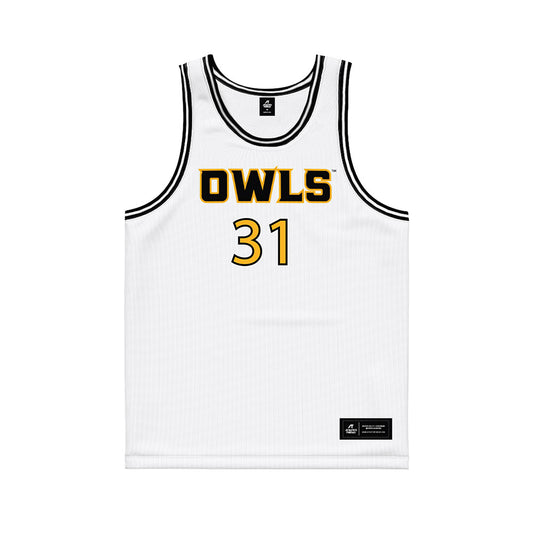  - NCAA Men's Basketball : Charles Stone - White Basketball Jersey-0