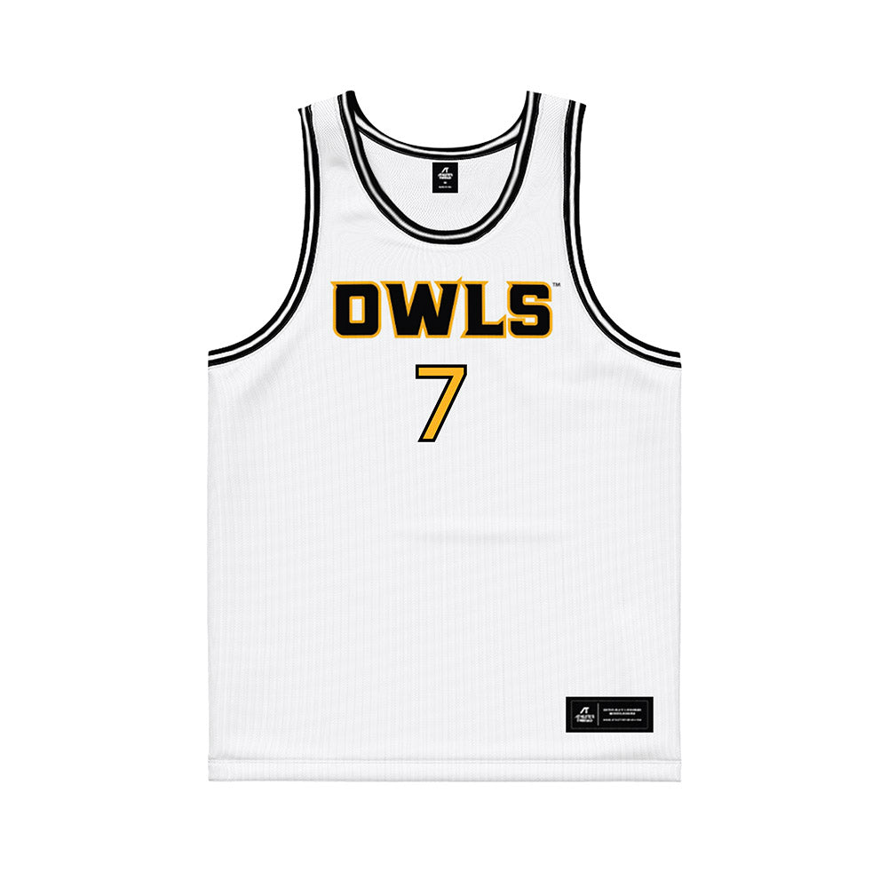 Kennesaw - NCAA Men's Basketball : Chase Clemmons - White Basketball Jersey-0