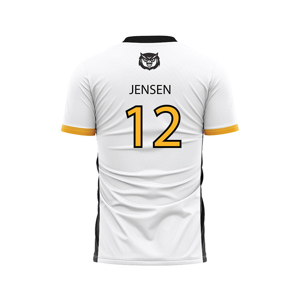 Kennesaw - NCAA Women's Soccer : Mai Jensen - White Soccer Jersey-1