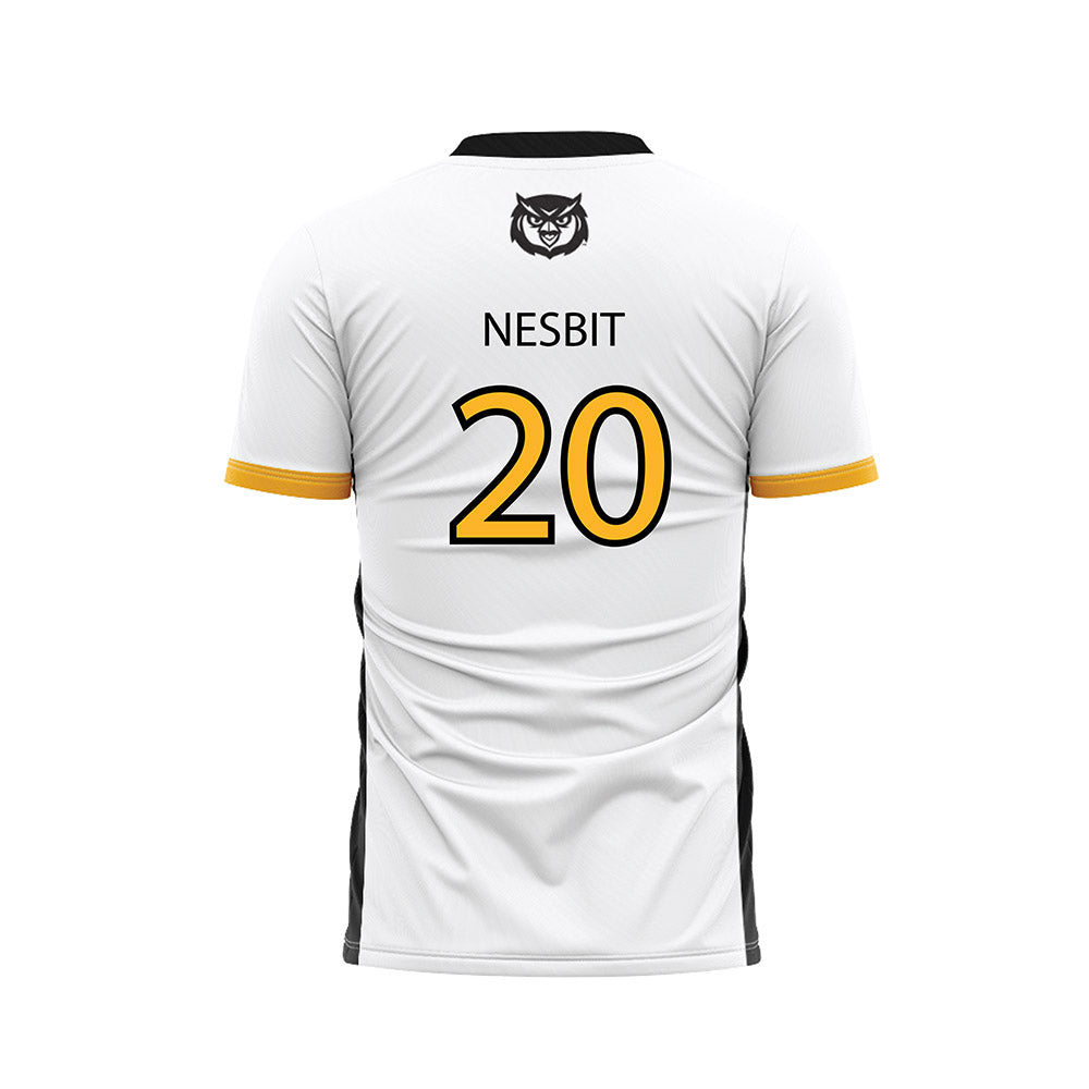 Kennesaw - NCAA Women's Soccer : Alana Nesbit - White Soccer Jersey-1