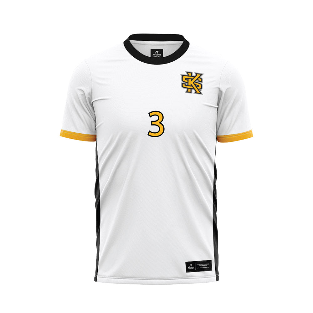 Kennesaw - NCAA Women's Soccer : Rae Prince - White Soccer Jersey-0