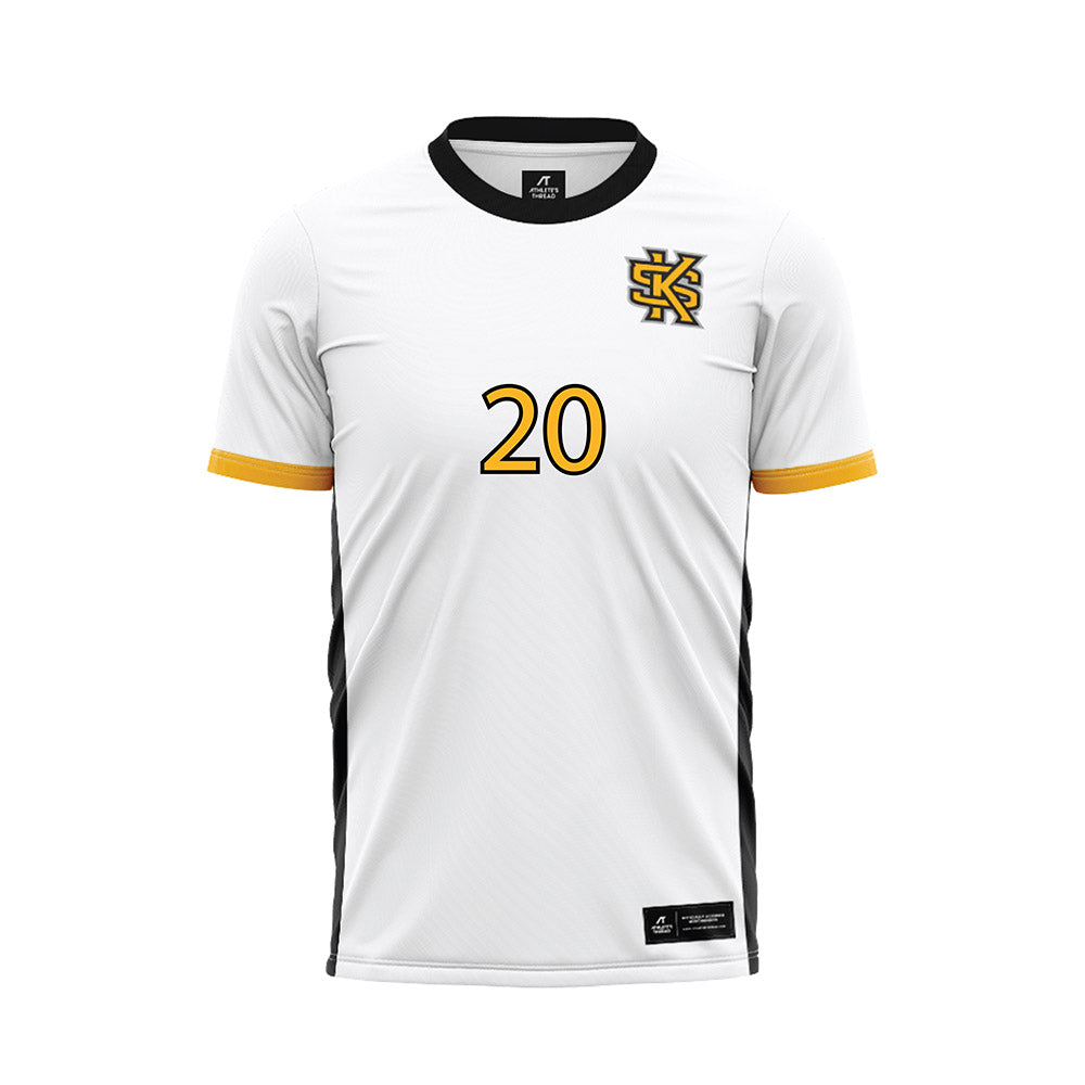 Kennesaw - NCAA Women's Soccer : Alana Nesbit - White Soccer Jersey-0
