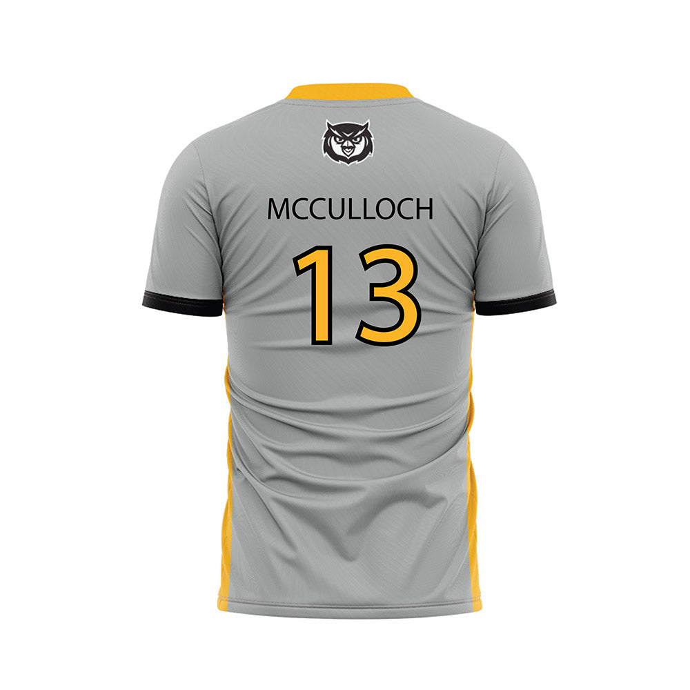 Kennesaw - NCAA Women's Soccer : Paris McCulloch - Grey Soccer Jersey-1