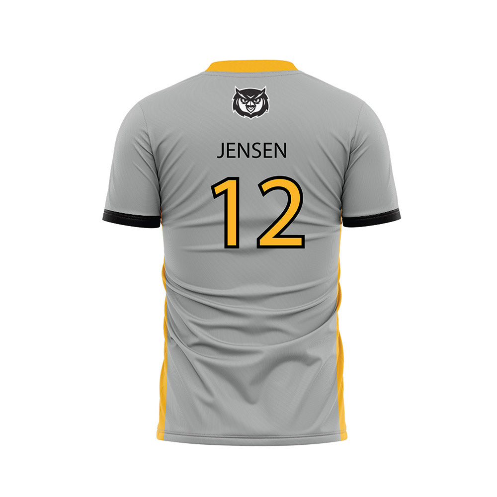 Kennesaw - NCAA Women's Soccer : Mai Jensen - Grey Soccer Jersey-1