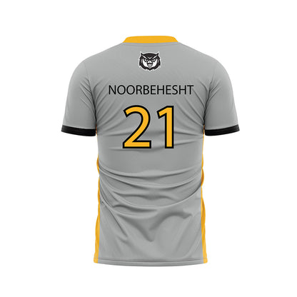 Kennesaw - NCAA Women's Soccer : Angelina Noorbehesht - Grey Soccer Jersey-1